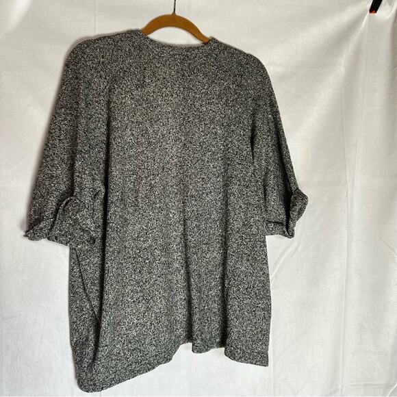 NWT Gap Heather Gray Open Front Half Sleeve Cardigan Sweater Size XS/Small - Picture 2 of 5